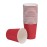 Fiesta Recyclable Single Wall Takeaway Coffee Cups Red 225ml / 8oz (1000 Pack)