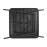 Bolero Amalfi Slatted Square Steel Folding Table Black 700mm