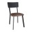 Bolero Metal & PU Side Chairs Vintage Mocha (4 Pack)