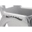 Bolero Grey PP Stackable High Chair