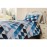 Essentials Geo Duvet Cover Open Blue Single