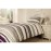 Essentials Madison Stripe Duvet Cover Open Magenta Single