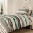 Essentials Madison Stripe Duvet Cover Open Teal Single