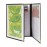 Securit Crystal Double Sided Menu Cover A4 Triple (3 Pack)