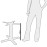 Bolero Cast Iron Coffee Height Table Base