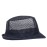 Trilby Hat with Snood Navy Blue L