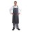 Whites XL Butchers Stripe Bib Apron Blue/White