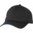 Chef Works Cool Vent Baseball Cap Black with Blue Trim