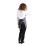 Whites V Neck Service Bib Apron Charcoal