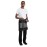 Chef Works Urban Manhattan Half Bistro Apron Black