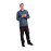 Chef Works Urban Detroit Long Sleeve Denim Shirt Blue L