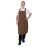 Southside Denim Cross-Back Bib Apron Tan