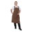 Southside Denim Cross-Back Bib Apron Tan