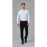 Brook Taverner Frederick Mens Long Sleeve Polo Shirt White Size 2XL