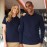 Brook Taverner Frederick Mens Long Sleeve Polo Shirt Navy Size 2XL