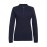 Brook Taverner Anna Womens Long Sleeve Polo Shirt Navy Size 2XL