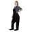 Southside Cotton Canvas Bib & Brace Dungarees Black L