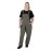 Southside Cotton Canvas Bib & Brace Dungarees Khaki L