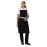 Southside Denim Cross-Back Bib Apron Black