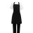 Nisbets Essentials Bib Aprons Black (2 Pack)