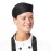 Nisbets Essentials Chef Skull Caps Black (2 pack)