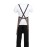 Southside Linen Blend Bib Apron Chocolate