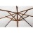 Bolero Round Parasol 2.5m Diameter Cream