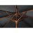 Bolero Round Parasol 2.5m Diameter Black
