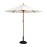 Bolero Round Parasol 3m Diameter Cream