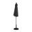 Bolero Round Parasol 3m Diameter Black