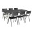 Bolero Rectangular Centre Folding Table 6ft Black