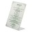 Slanted Acrylic Menu Holder A5