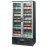 Infrico Upright Back Bar Cooler with Hinged Doors Black & Steel ZXS20