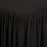 Table Top Black Cover & Skirting - Plisse Style