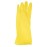 Jantex Latex Household Gloves Yellow Large
