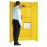 Hazardous Substance Cabinet Double Door Yellow 50Ltr