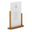 Securit Acrylic Menu Holder With Wooden Frame A4
