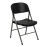 Bolero Foldaway Utility Chairs Black (2 Pack)