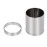 Bolero Waste Paper Bin Stainless Steel 10.2Ltr