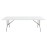 Bolero Rectangular Centre Folding Table White 8ft (Single)