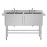 Vogue Double Deep Pot Sink