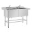 Vogue Double Deep Pot Sink