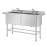 Vogue Double Deep Pot Sink