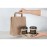 Fiesta Recyclable Flat Handle Brown Paper Bags Medium (250 Pack)