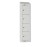 Elite Personal Effects Locker 4 Door Grey Camlock Sloping Top