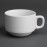 Royal Porcelain Classic White Stacking Cups 200ml (12 Pack)