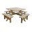 Rowlinson Square Wooden Picnic Table 6.5ft