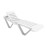 Polypropylene Sun Loungers White (2 Pack)