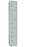 Elite Five Door Coin Return Locker with Sloping Top Grey