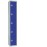 Elite Five Door Coin Return Locker with Sloping Top Blue